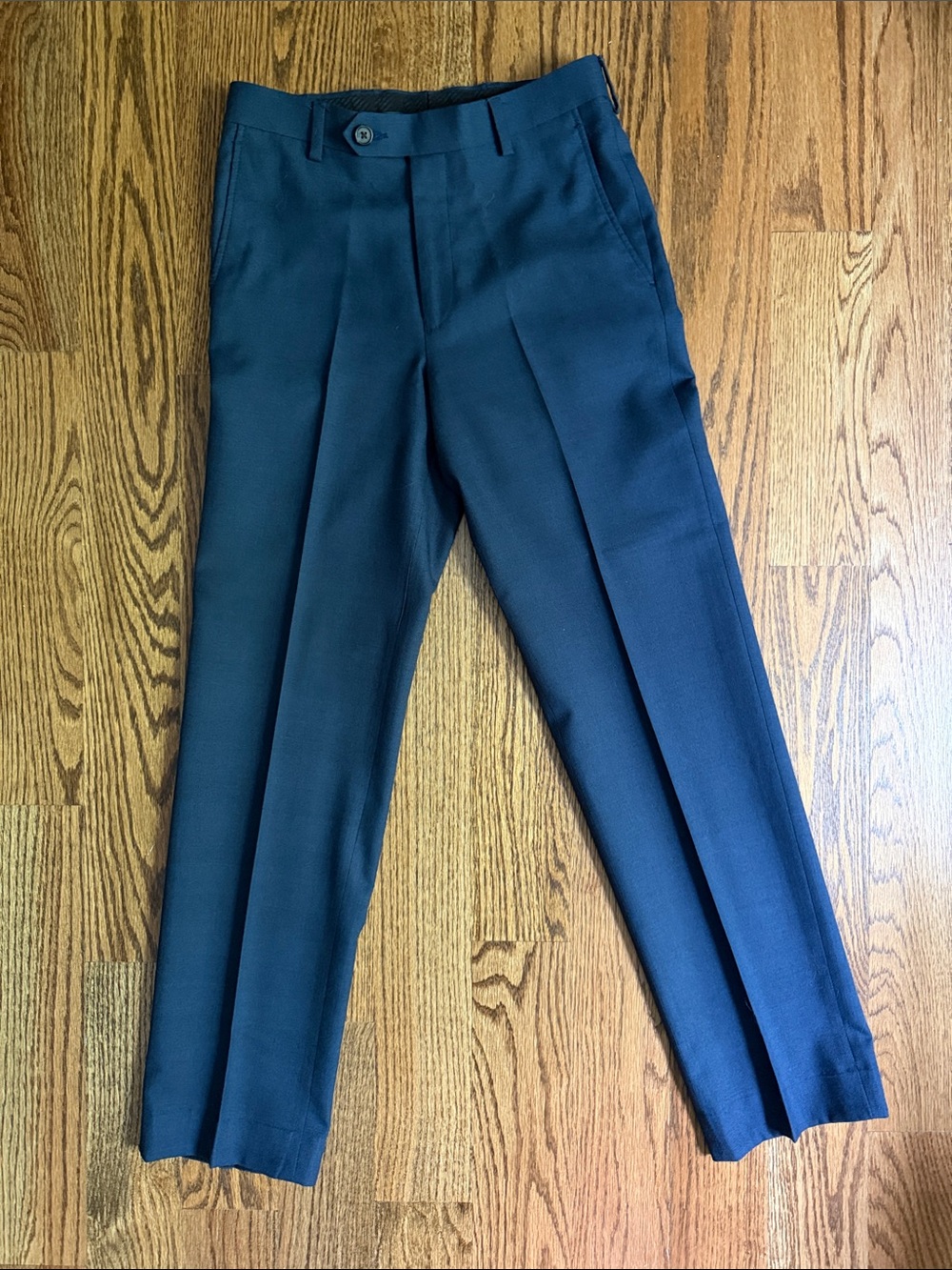 Lauren Ralph Lauren Patterned Navy Dress Pants